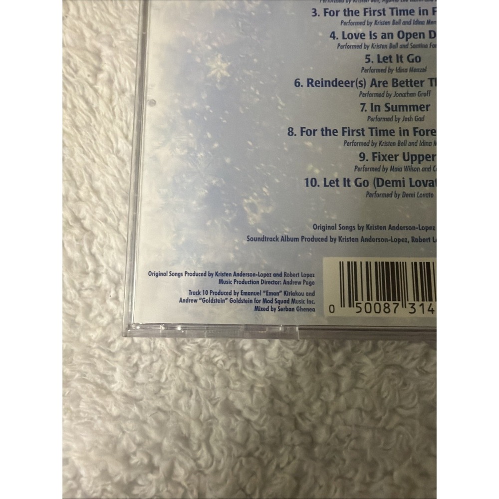 Walt Disney Records Frozen The Songs Collector's Edition CD Sticker Anna Olaf - Picture 4 of 12